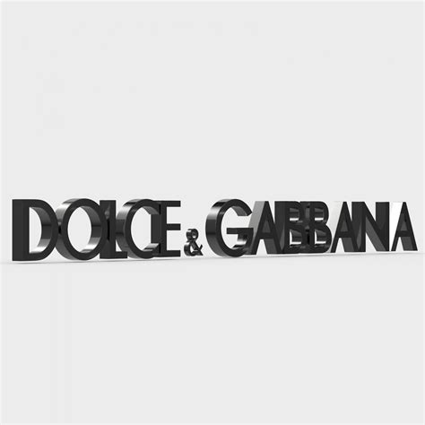 dolce gabbana logo 3d|Dolce & Gabbana logo design.